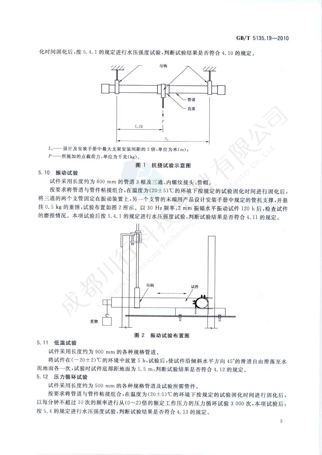 自動噴水滅火系統 PVC-C消防塑料管道及管件執行標準(9)